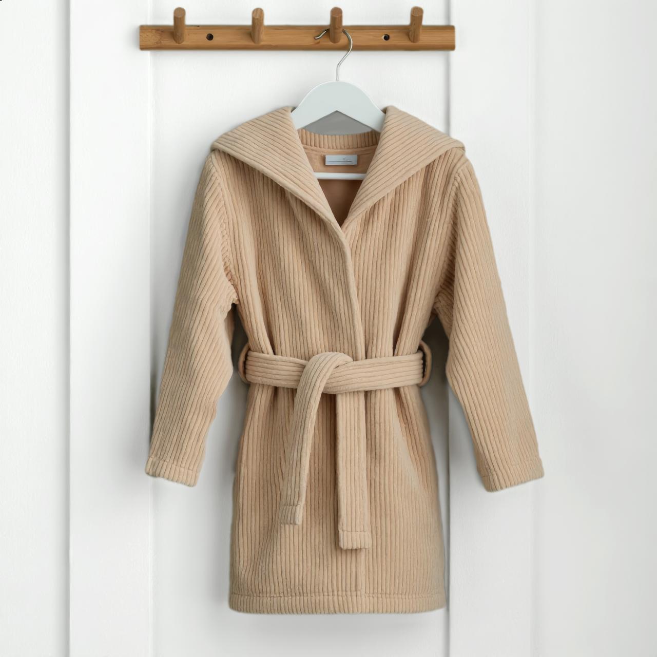 Ribbed Velvet Robe
